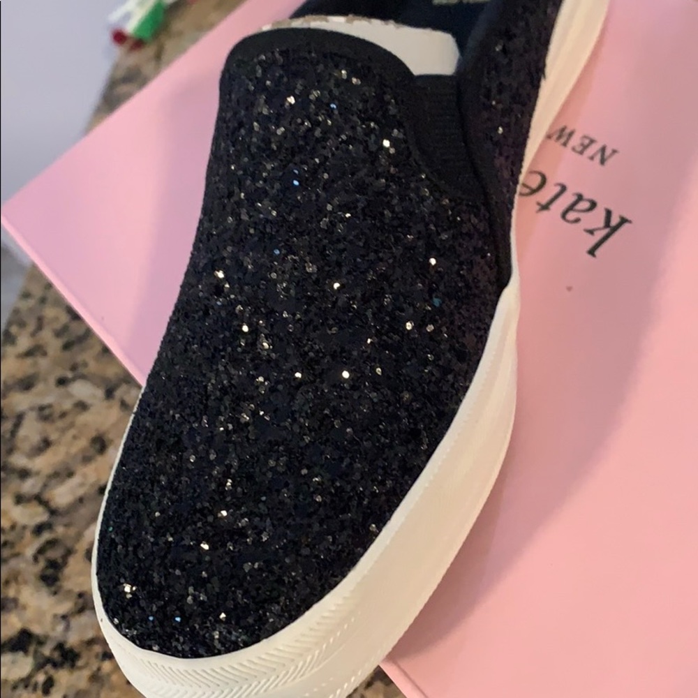 Size 5.5 black Kate Spade Mules